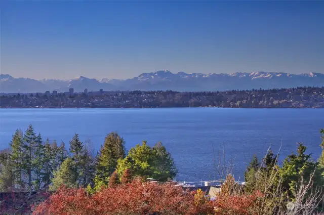 daily views of the olympic mountains