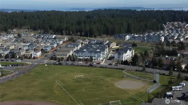 Campus Reserve and nearby middle school play ground