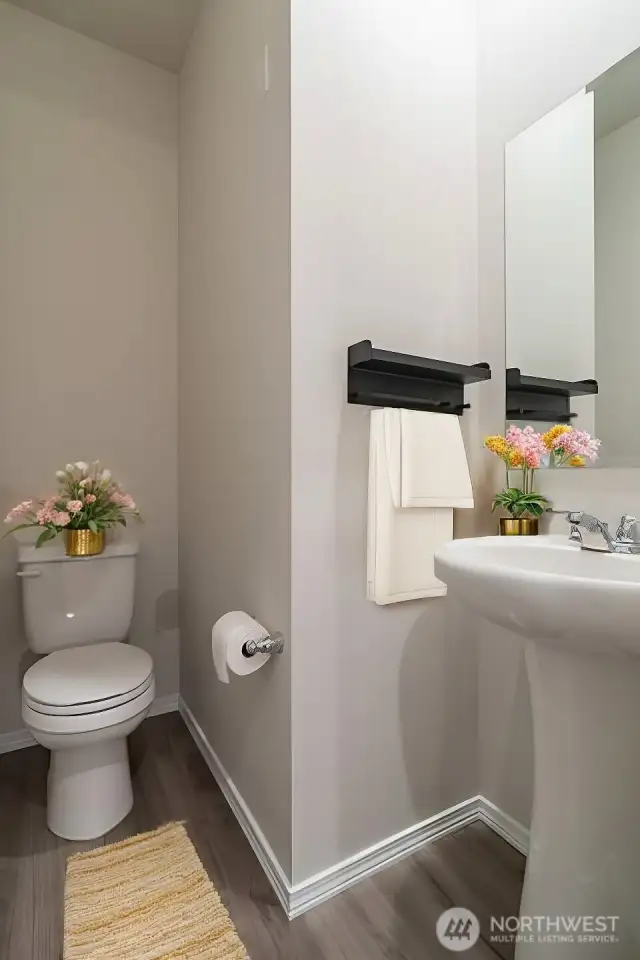 half bathroom in 2nd floor