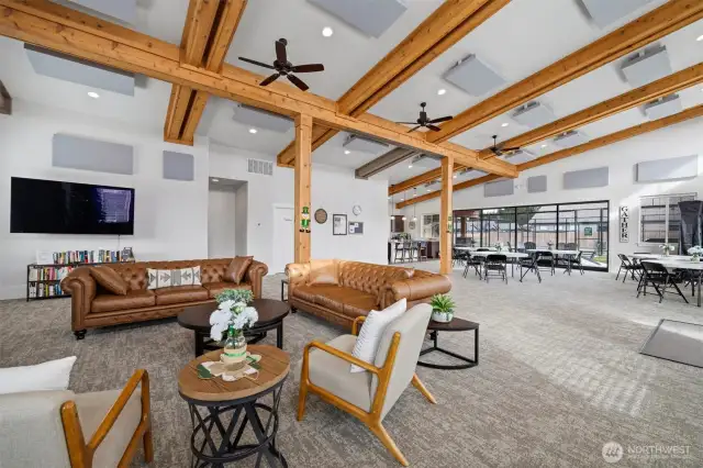 Exceptional gathering space can be reserved for private parties
