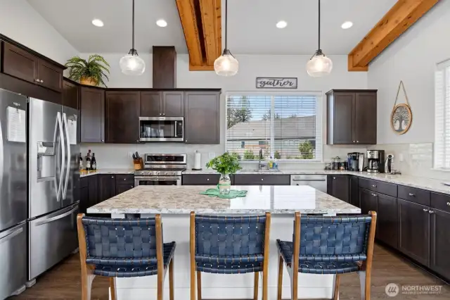 Lodge kitchen used for events
