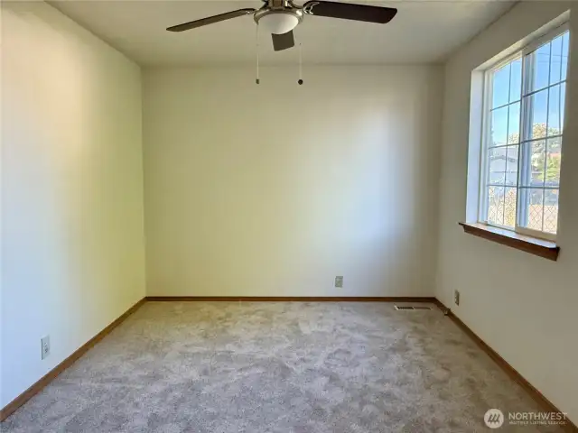 Main floor (primary) front bedroom