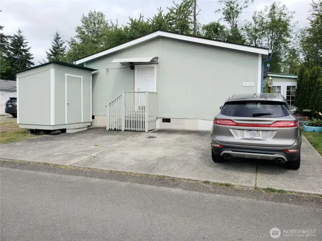 Front of this Beautiful Home with Ample Parking Space.