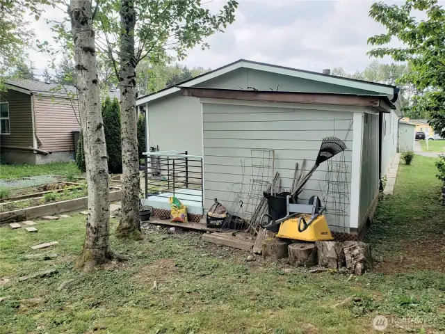 View of the Shed from the back.