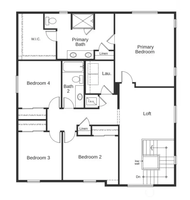 2nd floor w/ loft