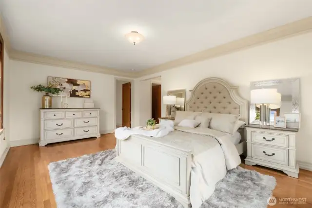 Gigantic Primary Suite- So Spacious and Large.  Plenty of room for your King Sized Bed.
