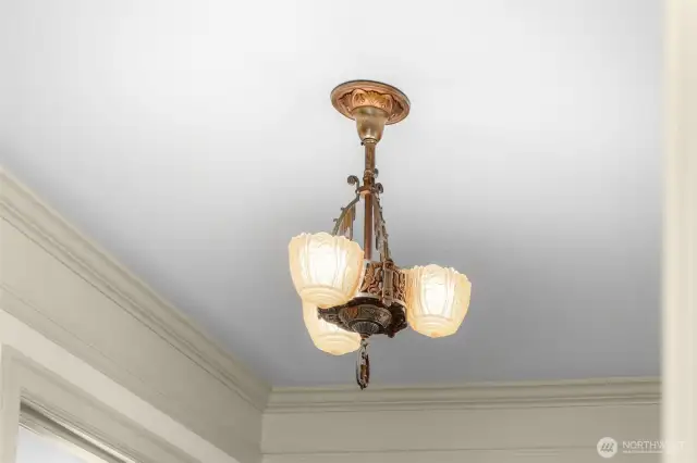 Just One of the Three Original Antique Lights in the Home.
