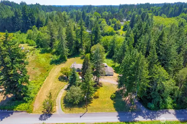 Over 2 acres of peaceful living!