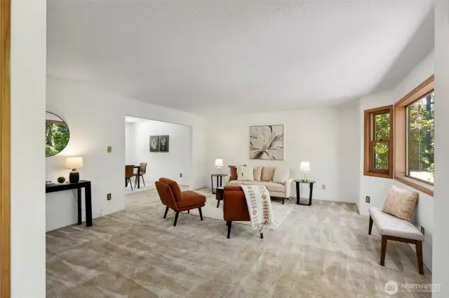 Spacious living room!