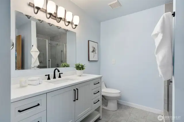 Primary bathroom.