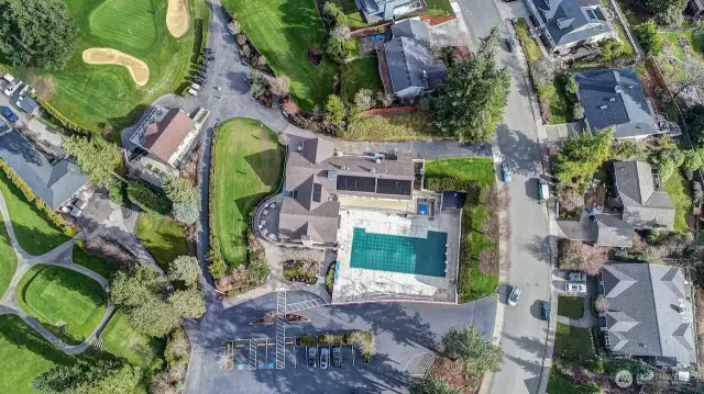 Clubhouse and pool