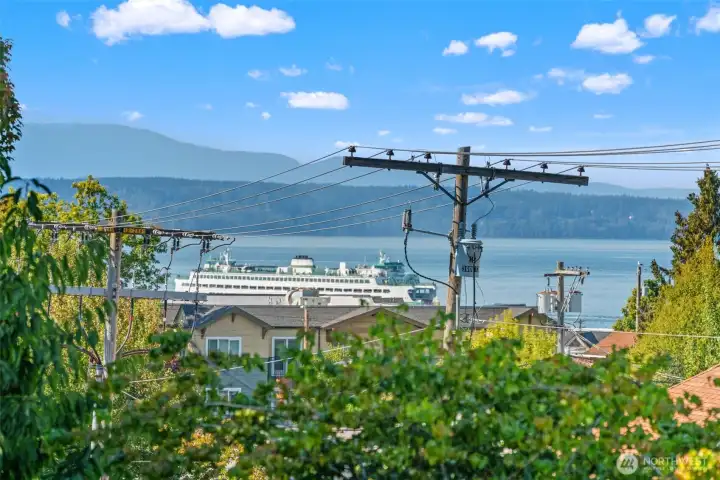 Take in the views of Puget Sound and the Olympic Mountains!