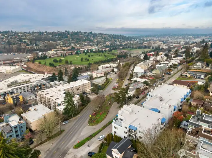 Aerial Looking North ~ Close to Whole Foods & Interbay Golf Course