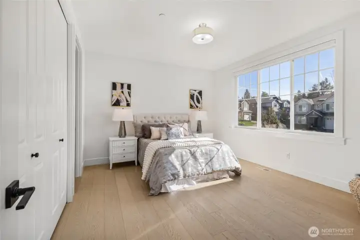 2nd guest suite on the upper level with its own ensuite bath.