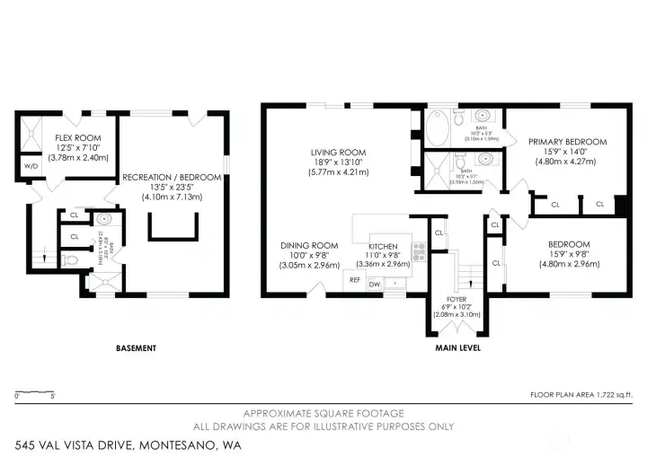 Floor plan, square footage is approximate & garage is not show (new floor plan to come).
