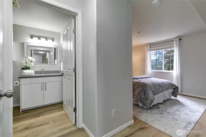 Primary attached bath