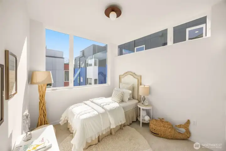 Secondary bedrooms offer fantastic natural light without sacrificing privacy