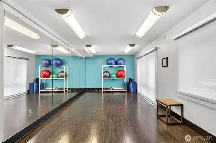 Building Amenities- Yoga Studio