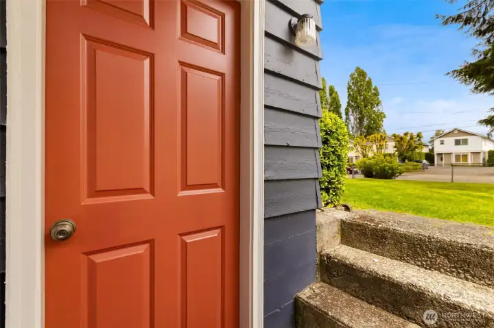 Door from side yard
