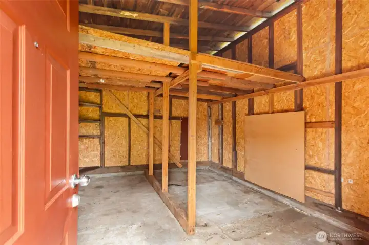 Tons of storage in shed