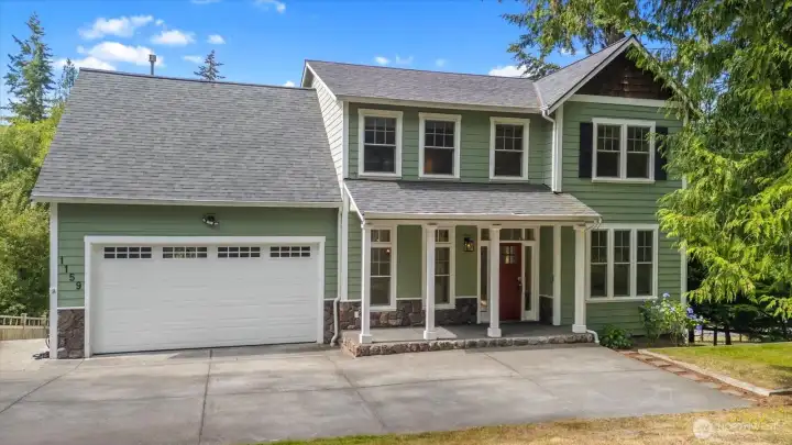 Front of the home. Front of the home.