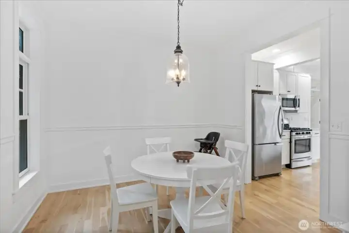 Dining room. Dining room.