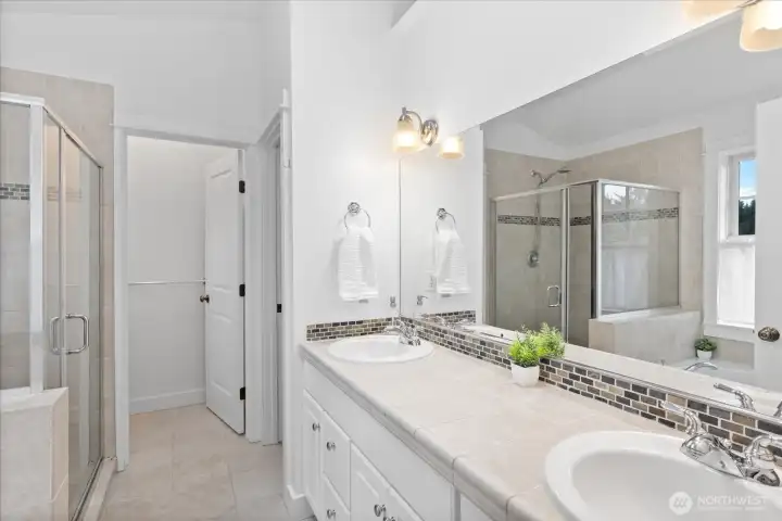 Primary bathroom. Primary bathroom.