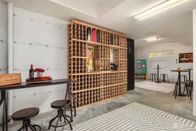 Wine Storage Galore. Heated extra sq ft with laundry and kitchen ready options on lower level.