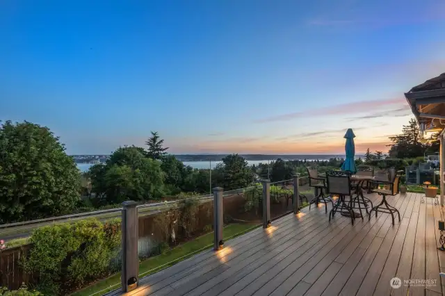 composite deck with stunning views
