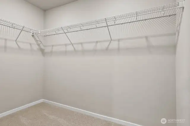 Primary Bedroom Walk in Closet. Photos are for representational purposes only, colors, elevation and features may vary.
