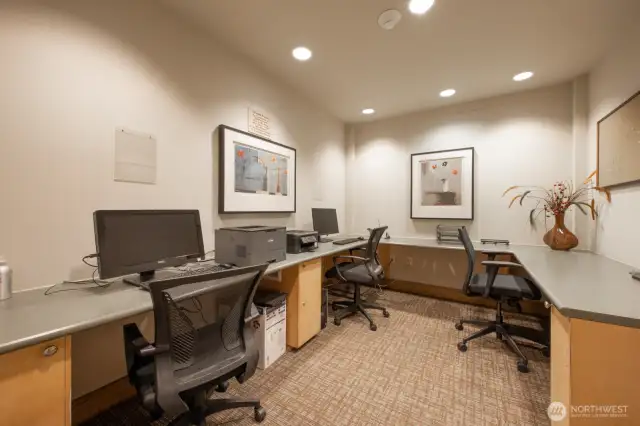 Private and secure business center