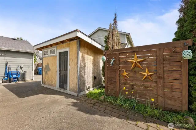 Another outbuilding off of the extended patio