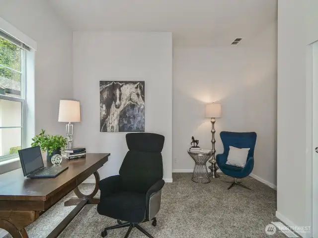 Perfect office off the primary bedroom.