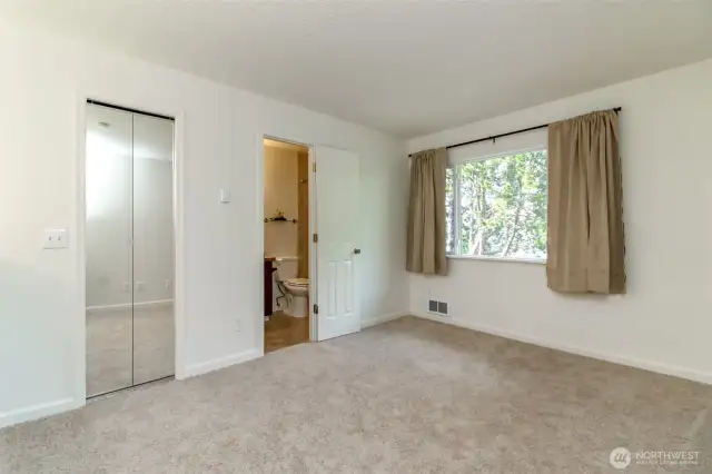 Primary with walk-in closet