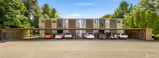 Welcome home to Marquis Manor at 1338 Orleans Street. The condominium is located on the far left on the ground floor.