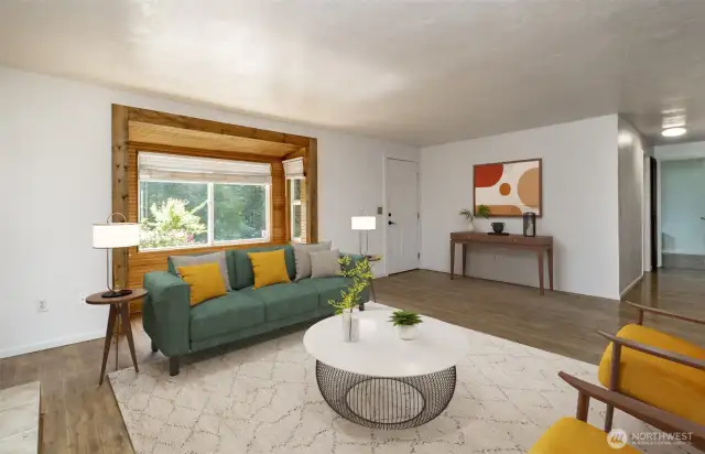 virtual staged entry to livingroom