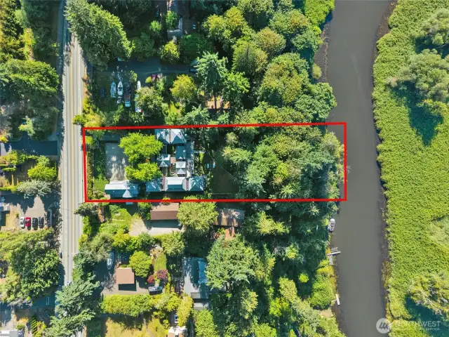 Lot lines of property