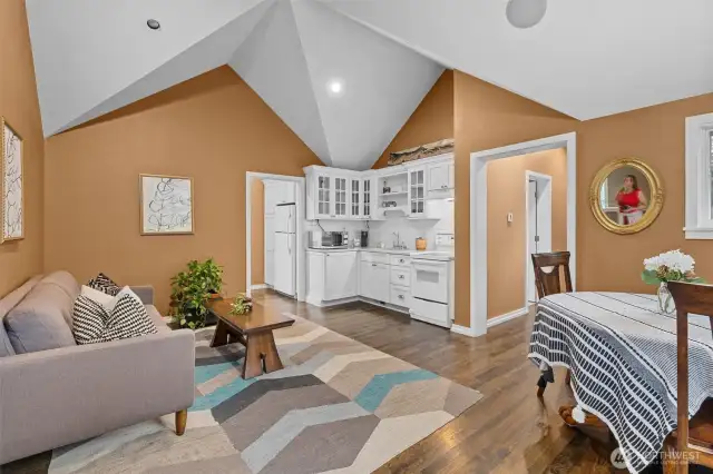 ADU 750 sqft unit above garage