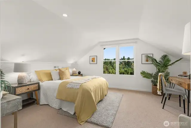 Primary suite faces East for morning sun
