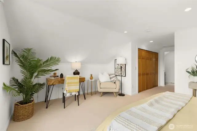 Great closet space in the primary bedroom