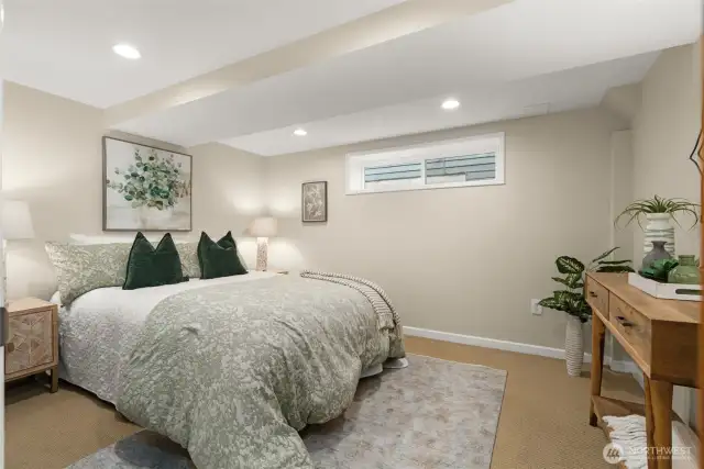 Second bedroom on lower level