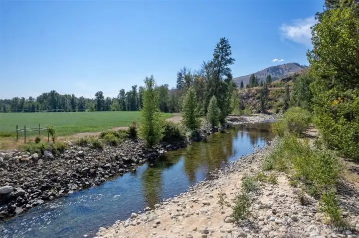 Unobstructed views and quiet privacy...a lovely setting to cast your rod!