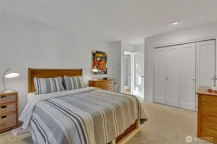 Sizeable closets in both bedrooms.