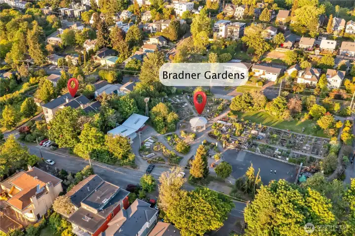 Did you know that this condo abuts Bradner Gardens?  This public garden is AMAZING!  There are so very many places to walk and visit nearby--even a dog park down the hill.