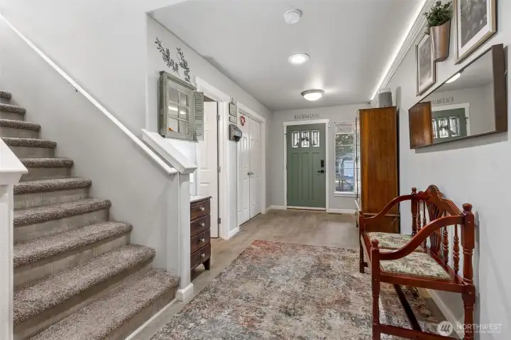 Stairs lead to second level bedrooms & bonus room
