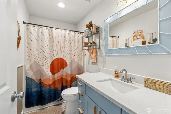 Upper level full bathroom