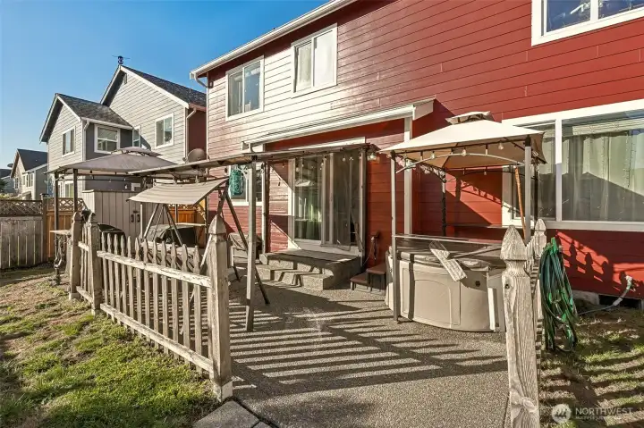 Covered outdoor living!