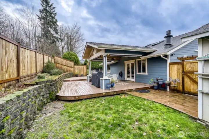 Low maintenance back yard w/ shed. New exterior & Interior paint. Roof installed 3 years ago. Shed is included.