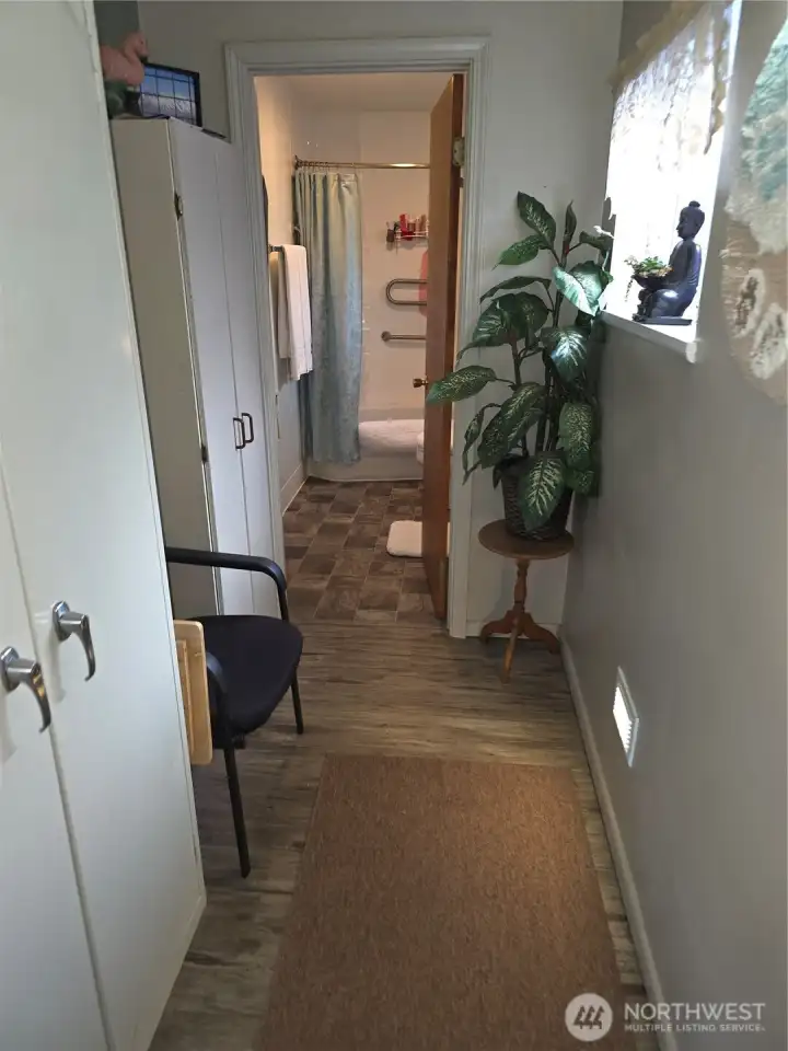 Hall from Kitchen to Bathroom