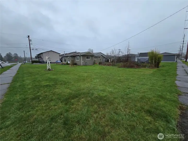Very Large yard with possibilities!